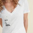 Boho Book Just A Girl Who Loves Books And Coffee Women's Jersey Short Sleeve Deep V-Neck Tshirt Boho Book Just A Girl Who Loves Books And Coffee Women's Jersey Short Sleeve Deep V-Neck Tshirt