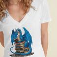 Book Lover Bookworm Reading Books Dragon Premium Tri-Blend Women's Jersey Short Sleeve Deep V-Neck Tshirt Book Lover Bookworm Reading Books Dragon Premium Tri-Blend Women's Jersey Short Sleeve Deep V-Neck Tshirt