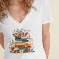 Book Lover Librarian Reading Library Readers Premium Tri-Blend Women's Jersey Short Sleeve Deep V-Neck Tshirt