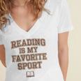 Book Lovers Reading For Teachers Students Librarians Women's Jersey Short Sleeve Deep V-Neck Tshirt Book Lovers Reading For Teachers Students Librarians Women's Jersey Short Sleeve Deep V-Neck Tshirt