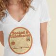 Booked & Unbothered Book Lover Tee Women's Jersey Short Sleeve Deep V-Neck Tshirt Booked & Unbothered Book Lover Tee Women's Jersey Short Sleeve Deep V-Neck Tshirt