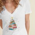 All Booked For Christmas Book Christmas Book Lover Librarian Women's Jersey Short Sleeve Deep V-Neck Tshirt All Booked For Christmas Book Christmas Book Lover Librarian Women's Jersey Short Sleeve Deep V-Neck Tshirt