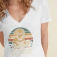 My Weekend Is All Booked Vintage Dog Reading Book Lovers Women's Jersey Short Sleeve Deep V-Neck Tshirt