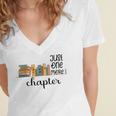 Bookworm Woman Reading Fiction Novels Library Book Store Women's Jersey Short Sleeve Deep V-Neck Tshirt Bookworm Woman Reading Fiction Novels Library Book Store Women's Jersey Short Sleeve Deep V-Neck Tshirt