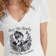 Buy Me Books And Tell Me I'm Pretty Book Lover Bookworm Women's Jersey Short Sleeve Deep V-Neck Tshirt Buy Me Books And Tell Me I'm Pretty Book Lover Bookworm Women's Jersey Short Sleeve Deep V-Neck Tshirt