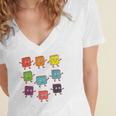 Color Our World Book Lover Reading Bookworm Reader Women's Jersey Short Sleeve Deep V-Neck Tshirt Color Our World Book Lover Reading Bookworm Reader Women's Jersey Short Sleeve Deep V-Neck Tshirt