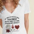 Dark Romance Bookish Merch Put My Book Down Spicy Book Women Women's Jersey Short Sleeve Deep V-Neck Tshirt Dark Romance Bookish Merch Put My Book Down Spicy Book Women Women's Jersey Short Sleeve Deep V-Neck Tshirt