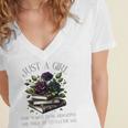 Dark Romance Women Smutt Book Lover Merch STFUATTDLAGG Good Women's Jersey Short Sleeve Deep V-Neck Tshirt Dark Romance Women Smutt Book Lover Merch STFUATTDLAGG Good Women's Jersey Short Sleeve Deep V-Neck Tshirt