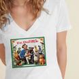 Dr Dolittle Children's Book Cover Premium Tri-Blend Women's Jersey Short Sleeve Deep V-Neck Tshirt Dr Dolittle Children's Book Cover Premium Tri-Blend Women's Jersey Short Sleeve Deep V-Neck Tshirt