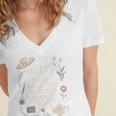Dramatic Book Lover Quote Women's Jersey Short Sleeve Deep V-Neck Tshirt