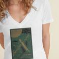 From The Earth To The Moon Book Cover 1874 Premium Women's Jersey Short Sleeve Deep V-Neck Tshirt From The Earth To The Moon Book Cover 1874 Premium Women's Jersey Short Sleeve Deep V-Neck Tshirt