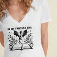 In My Fantasy Era Book Lover Tee Premium Tri-Blend Women's Jersey Short Sleeve Deep V-Neck Tshirt