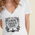 I'm Writing Someone’s Future Favorite Book How Cool Is That Women's Jersey Short Sleeve Deep V-Neck Tshirt I'm Writing Someone’s Future Favorite Book How Cool Is That Women's Jersey Short Sleeve Deep V-Neck Tshirt