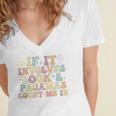 If It Involves Books And Pajamas Count Me In Reading Books Women's Jersey Short Sleeve Deep V-Neck Tshirt If It Involves Books And Pajamas Count Me In Reading Books Women's Jersey Short Sleeve Deep V-Neck Tshirt