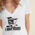 I Have Issues – Comic Book Collector Women's Jersey Short Sleeve Deep V-Neck Tshirt