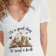 Its A Good Day To Read A Book Book Lover Bookish Women Women's Jersey Short Sleeve Deep V-Neck Tshirt Its A Good Day To Read A Book Book Lover Bookish Women Women's Jersey Short Sleeve Deep V-Neck Tshirt