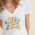 It’s A Good Day To Read A Book Reading Bookworm Reader Women's Jersey Short Sleeve Deep V-Neck Tshirt It’s A Good Day To Read A Book Reading Bookworm Reader Women's Jersey Short Sleeve Deep V-Neck Tshirt