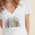 It's a Good Day To Read a Book Women's Jersey Short Sleeve Deep V-Neck Tshirt