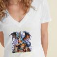 It's Not Hoarding If It's Books Reading Bookworm Reader Women's Jersey Short Sleeve Deep V-Neck Tshirt