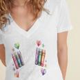 Just a Girl Who Loves Books Lover Reading Library Librarian Women's Jersey Short Sleeve Deep V-Neck Tshirt Just a Girl Who Loves Books Lover Reading Library Librarian Women's Jersey Short Sleeve Deep V-Neck Tshirt