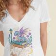 Just a Girl Who Loves Dragons & Books Reader Fantasy Fun Premium Tri-Blend Women's Jersey Short Sleeve Deep V-Neck Tshirt Just a Girl Who Loves Dragons & Books Reader Fantasy Fun Premium Tri-Blend Women's Jersey Short Sleeve Deep V-Neck Tshirt
