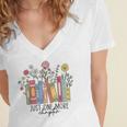 Just One More Chapter Book Lovers For Women Women's Jersey Short Sleeve Deep V-Neck Tshirt