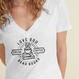 Love God Drink Coffee Read Books Book Lover Women's Jersey Short Sleeve Deep V-Neck Tshirt Love God Drink Coffee Read Books Book Lover Women's Jersey Short Sleeve Deep V-Neck Tshirt