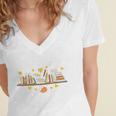 I Have No Shelf Control Witty Book Lover Artwork Women's Jersey Short Sleeve Deep V-Neck Tshirt I Have No Shelf Control Witty Book Lover Artwork Women's Jersey Short Sleeve Deep V-Neck Tshirt