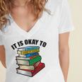 It Is Okay To Be a Grumpy Old Man Book Lover Premium Women's Jersey Short Sleeve Deep V-Neck Tshirt It Is Okay To Be a Grumpy Old Man Book Lover Premium Women's Jersey Short Sleeve Deep V-Neck Tshirt
