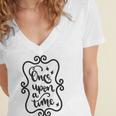 Once Upon A Time Fairytale Book Lover Reading Women's Jersey Short Sleeve Deep V-Neck Tshirt