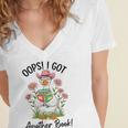 Oops I Got Another Book Cute Goose Librarian Reading Teacher Women's Jersey Short Sleeve Deep V-Neck Tshirt Oops I Got Another Book Cute Goose Librarian Reading Teacher Women's Jersey Short Sleeve Deep V-Neck Tshirt