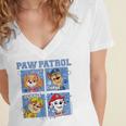 Paw Patrol Year Book Women's Jersey Short Sleeve Deep V-Neck Tshirt Paw Patrol Year Book Women's Jersey Short Sleeve Deep V-Neck Tshirt