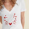 Read Your Heart Out Valentine Book Lover Reading Teacher Women's Jersey Short Sleeve Deep V-Neck Tshirt