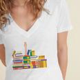 Reading Books Librarian Reader Nerd I'm Ok Teacher Women's Jersey Short Sleeve Deep V-Neck Tshirt Reading Books Librarian Reader Nerd I'm Ok Teacher Women's Jersey Short Sleeve Deep V-Neck Tshirt