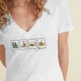 Reading Silly Goose Teacher Bookish Librarian Book Lover Women's Jersey Short Sleeve Deep V-Neck Tshirt Reading Silly Goose Teacher Bookish Librarian Book Lover Women's Jersey Short Sleeve Deep V-Neck Tshirt