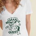Romance Novel Smut Book Lover Bookish Bibliophile Women's Jersey Short Sleeve Deep V-Neck Tshirt Romance Novel Smut Book Lover Bookish Bibliophile Women's Jersey Short Sleeve Deep V-Neck Tshirt