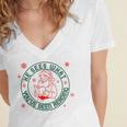 He Sees What You'Ve Been Reading Christmas Book Lover Shirt Women's Jersey Short Sleeve Deep V-Neck Tshirt He Sees What You'Ve Been Reading Christmas Book Lover Shirt Women's Jersey Short Sleeve Deep V-Neck Tshirt
