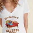 Smut Reader You Had Me At Reverse Harem Spicy Grey Book Women's Jersey Short Sleeve Deep V-Neck Tshirt Smut Reader You Had Me At Reverse Harem Spicy Grey Book Women's Jersey Short Sleeve Deep V-Neck Tshirt