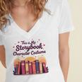 This Is My Storybook Character Costume Women's Jersey Short Sleeve Deep V-Neck Tshirt This Is My Storybook Character Costume Women's Jersey Short Sleeve Deep V-Neck Tshirt