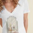 Tale As Old As Time Rose Candle And Book Women's Jersey Short Sleeve Deep V-Neck Tshirt