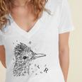 Tucson Festival Of Books TFOB 2017 Roadrunner Mascot Women's Jersey Short Sleeve Deep V-Neck Tshirt Tucson Festival Of Books TFOB 2017 Roadrunner Mascot Women's Jersey Short Sleeve Deep V-Neck Tshirt