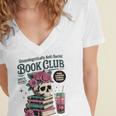 Unapologetically Anti Social Book Club Women's Jersey Short Sleeve Deep V-Neck Tshirt Unapologetically Anti Social Book Club Women's Jersey Short Sleeve Deep V-Neck Tshirt