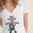 I Like Video Games Dogs And Maybe 3 People Gamer Introvert Raglan Baseball Tee Women's Jersey Short Sleeve Deep V-Neck Tshirt I Like Video Games Dogs And Maybe 3 People Gamer Introvert Raglan Baseball Tee Women's Jersey Short Sleeve Deep V-Neck Tshirt