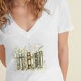 Vintage Floral Bookshelf I Have No Shelf Control Book Lovers Women's Jersey Short Sleeve Deep V-Neck Tshirt Vintage Floral Bookshelf I Have No Shelf Control Book Lovers Women's Jersey Short Sleeve Deep V-Neck Tshirt