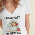 Vintage I Read Past My Bedtime Cute Sleeping Bear Book Lover Women's Jersey Short Sleeve Deep V-Neck Tshirt Vintage I Read Past My Bedtime Cute Sleeping Bear Book Lover Women's Jersey Short Sleeve Deep V-Neck Tshirt