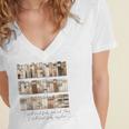 I Will Read Books Here And There I Will Read Books Anywhere Women's Jersey Short Sleeve Deep V-Neck Tshirt I Will Read Books Here And There I Will Read Books Anywhere Women's Jersey Short Sleeve Deep V-Neck Tshirt