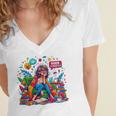 Woman Book Lover Book Hangover Woman Premium Tri-Blend Women's Jersey Short Sleeve Deep V-Neck Tshirt