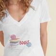 A Woman Cannot Survive On Books Alone She Also Needs Yarn Premium Women's Jersey Short Sleeve Deep V-Neck Tshirt A Woman Cannot Survive On Books Alone She Also Needs Yarn Premium Women's Jersey Short Sleeve Deep V-Neck Tshirt