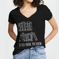 6 7 If You Know You Know Books Six Seven Meme Women's Jersey Short Sleeve Deep V-Neck Tshirt