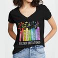 8647 Foxtrots Tangos Deltas Book Flower Resist Book Lovers Women's Jersey Short Sleeve Deep V-Neck Tshirt 8647 Foxtrots Tangos Deltas Book Flower Resist Book Lovers Women's Jersey Short Sleeve Deep V-Neck Tshirt